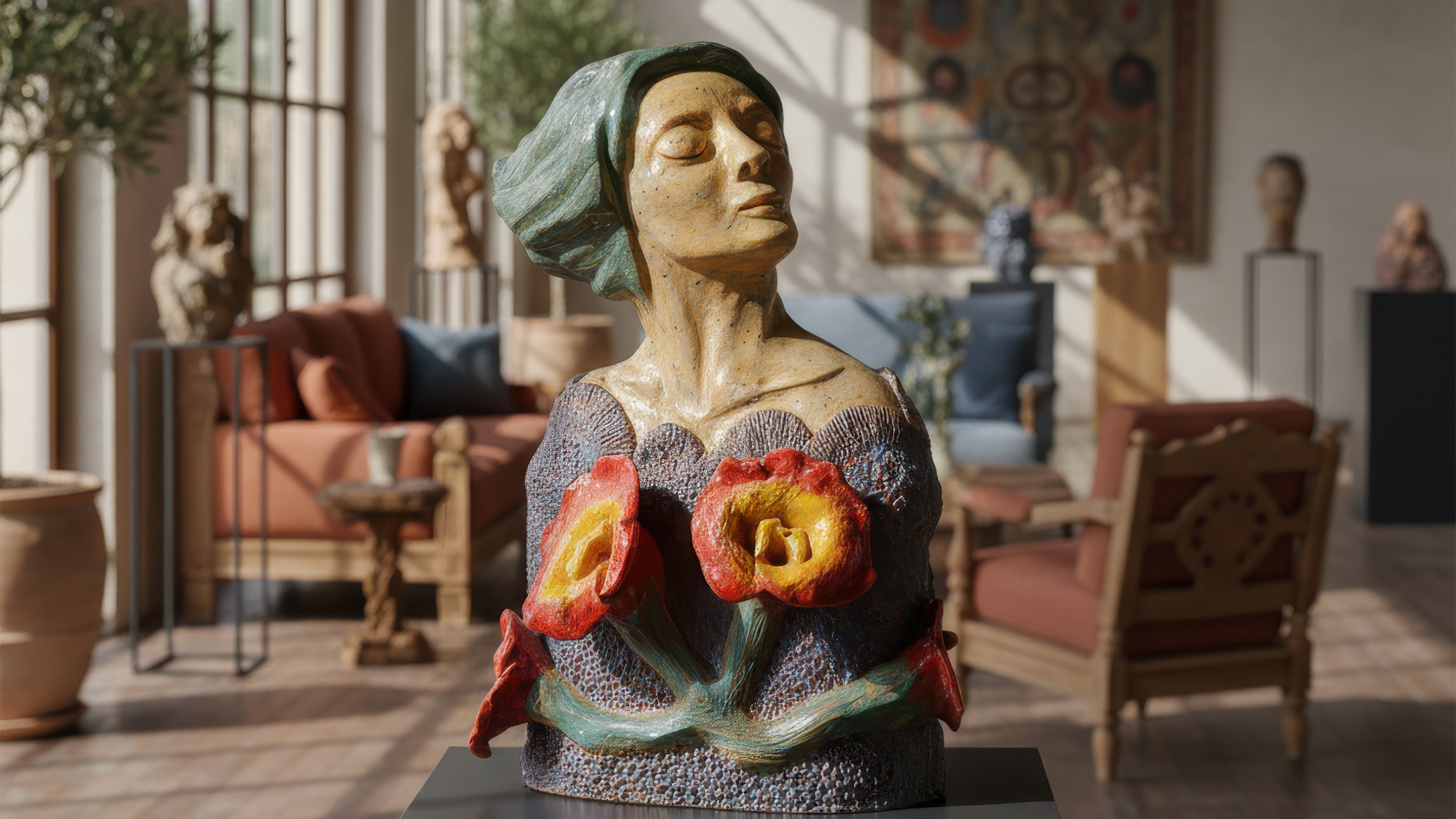 Renome Arte Aleksandar Brzakovic Sanja Keramika Vajanje Skulpture Heroji Modernog Doba Rucni rad