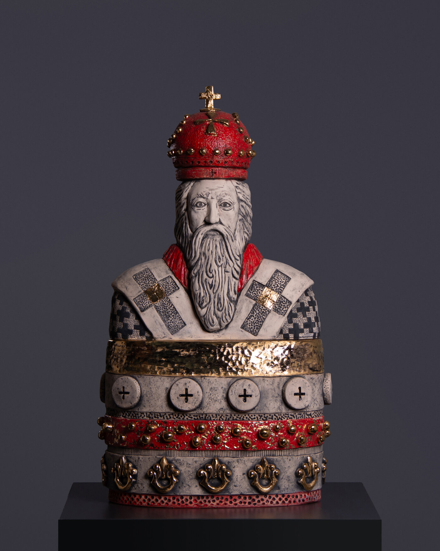 San Vasilio de Ostrog — Escultura 1 — tamaño completo