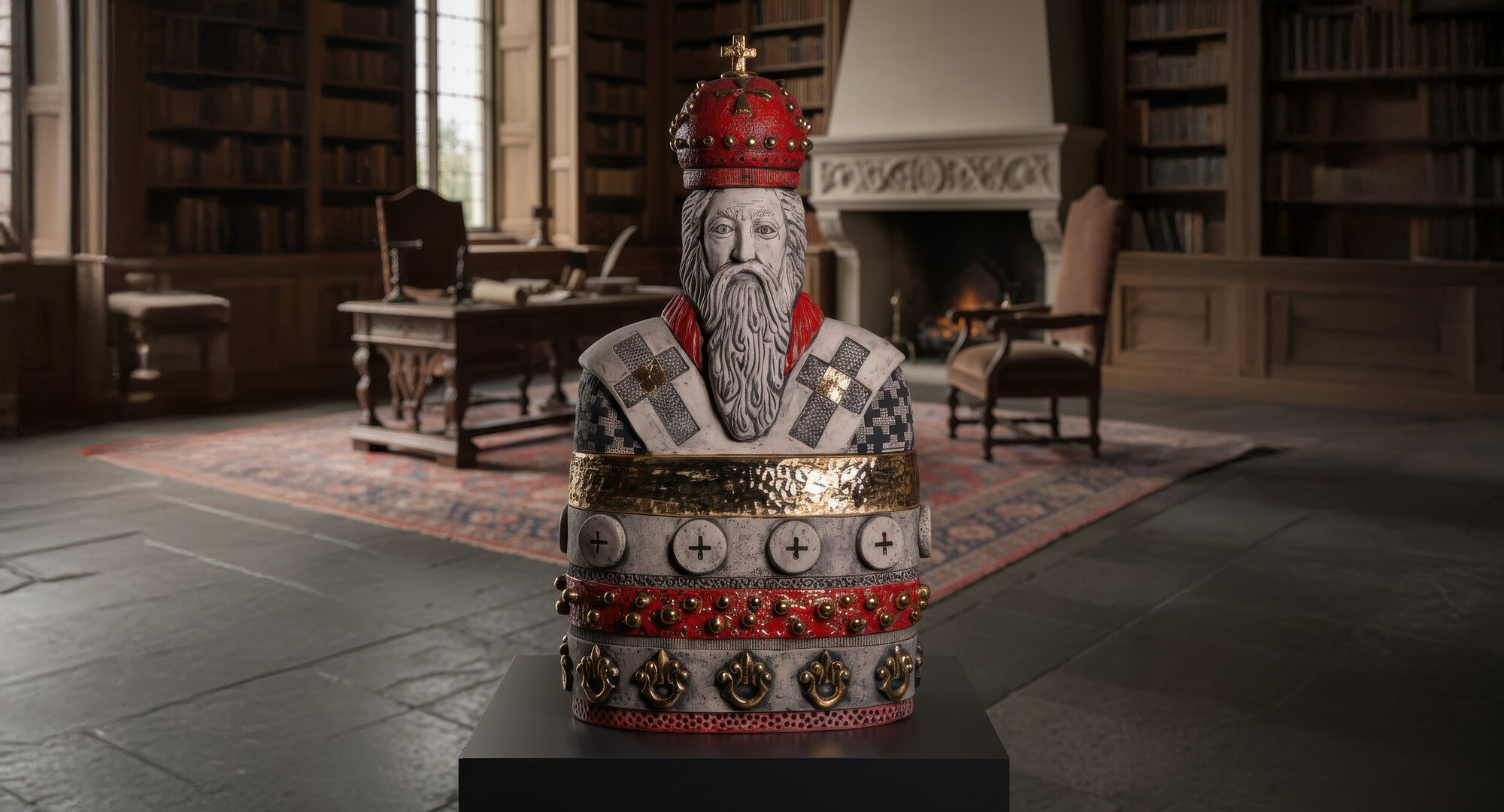 San Vasilio de Ostrog — Escultura